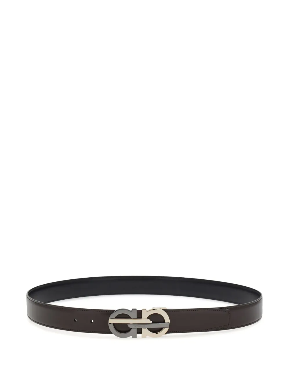Ferragamo Gancini reversible belt | Brown | Image 1