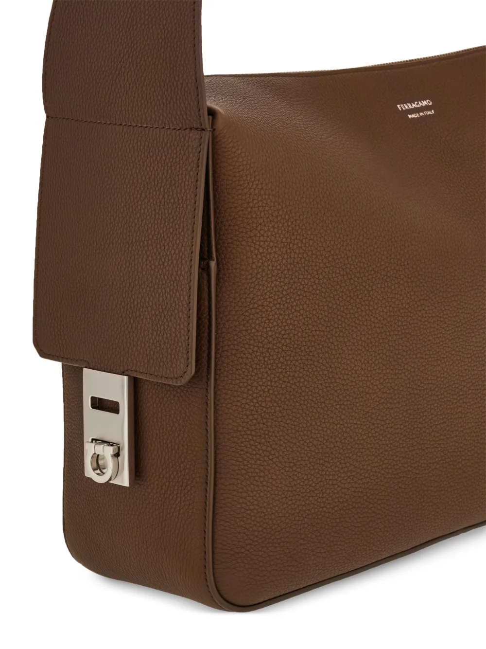 Ferragamo Leren crossbodytas Bruin