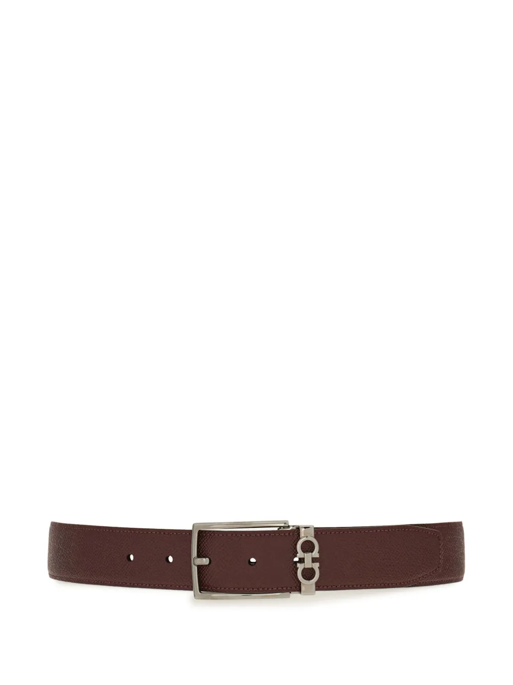Ferragamo Gancini omkeerbare riem Rood