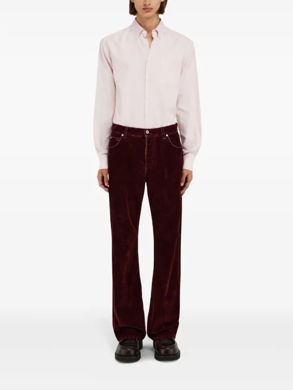 FERRAGAMO直営店クラシックな5ポケットパンツ Ferragamo ファイブポケット パンツ | レッド | FARFETCH JP