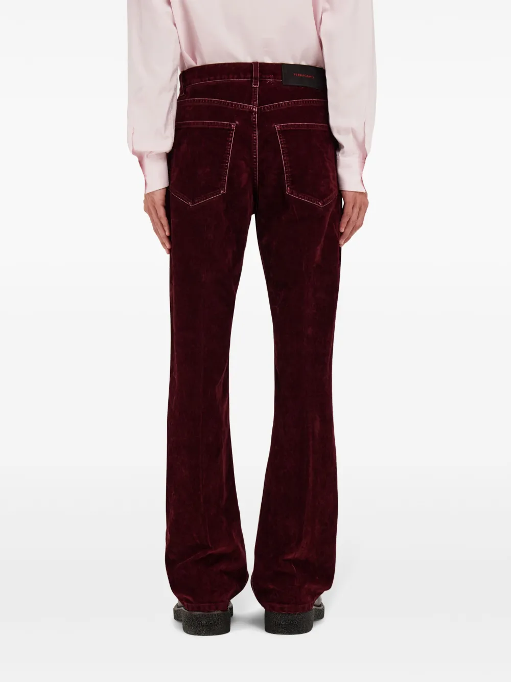 Ferragamo Broek met vijf zakken Rood