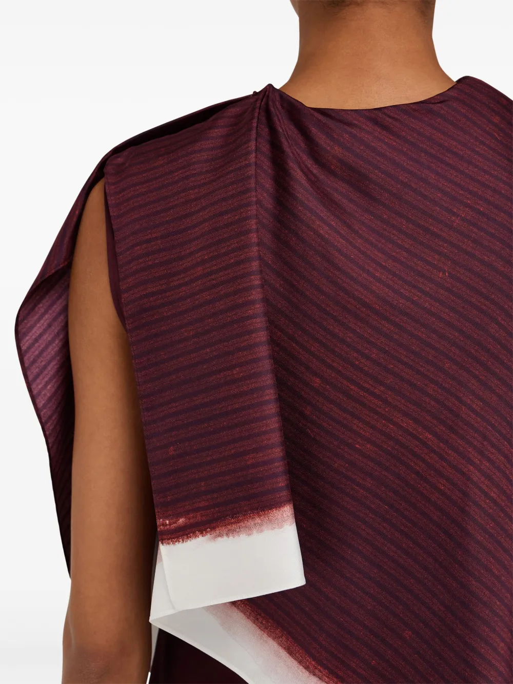 Ferragamo Gelaagde mini-jurk Rood