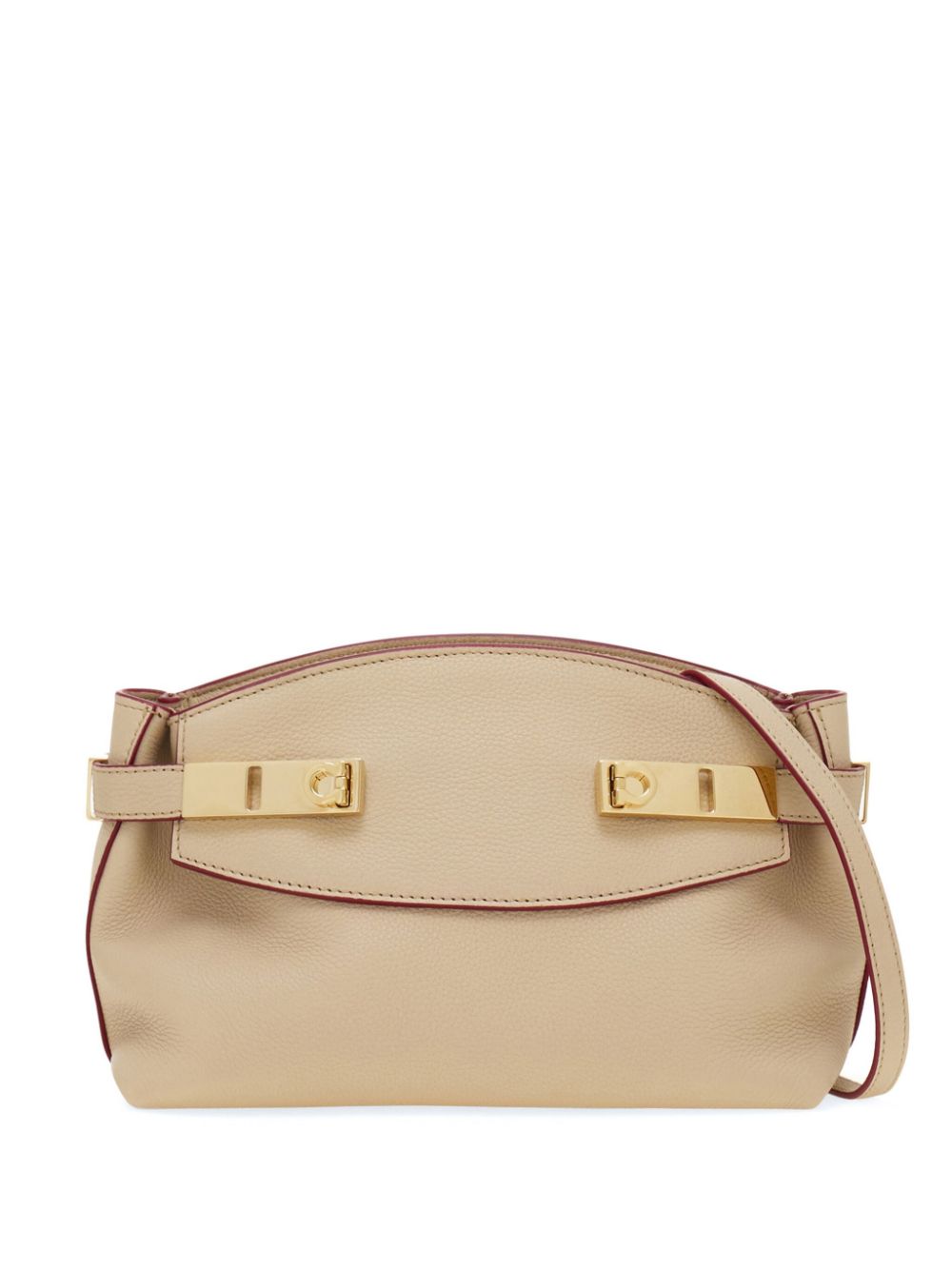 Ferragamo Hug Crossbody Bag In Neutrals