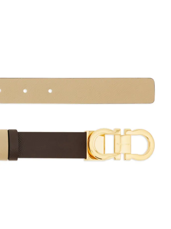 【関税&送料込】Ferragamo Belts Brown Ferragamo Men's Double Adjustable Leather Belt | Neiman Marcus