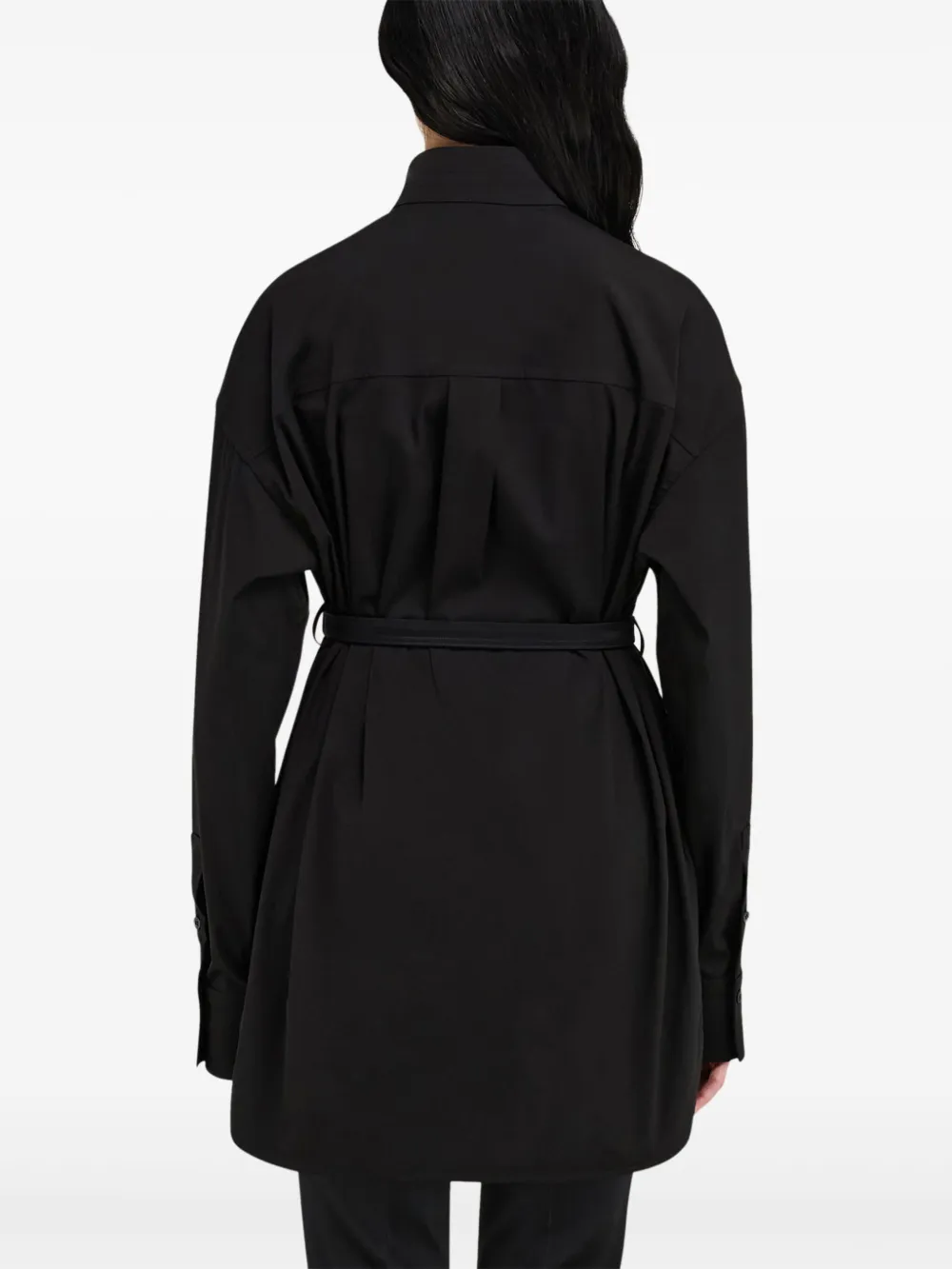 Ferragamo Blouse met bies Zwart