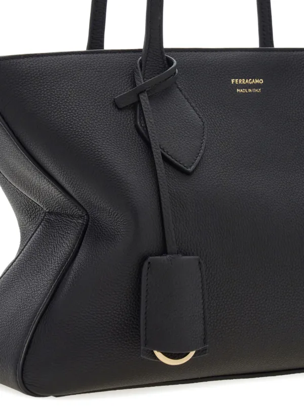 Ferragamo Zipped Tote Bag | Black | FARFETCH