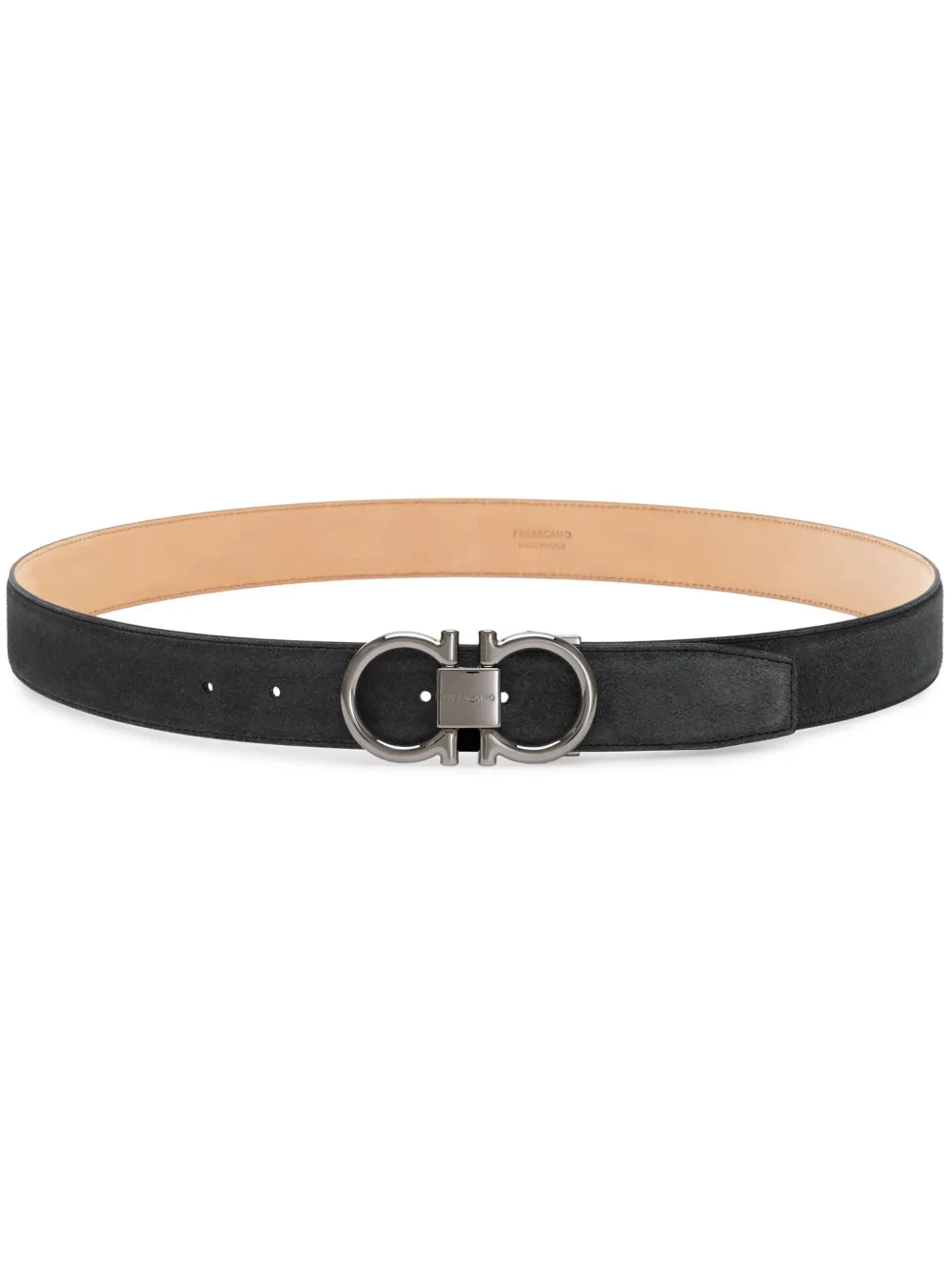 Ferragamo Gancini Belt In Black