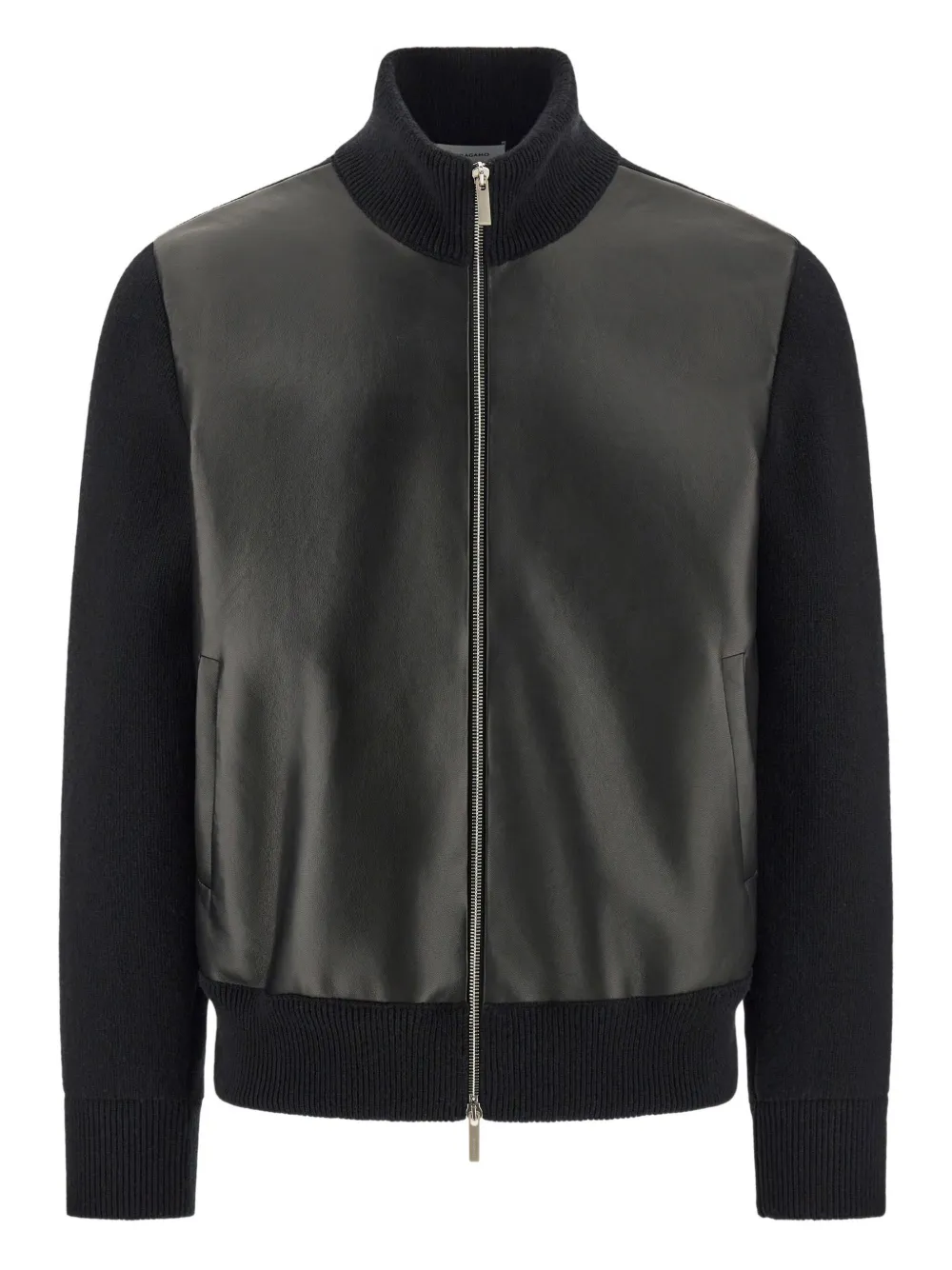 Ferragamo Klassische Lederjacke | Schwarz | Image 1