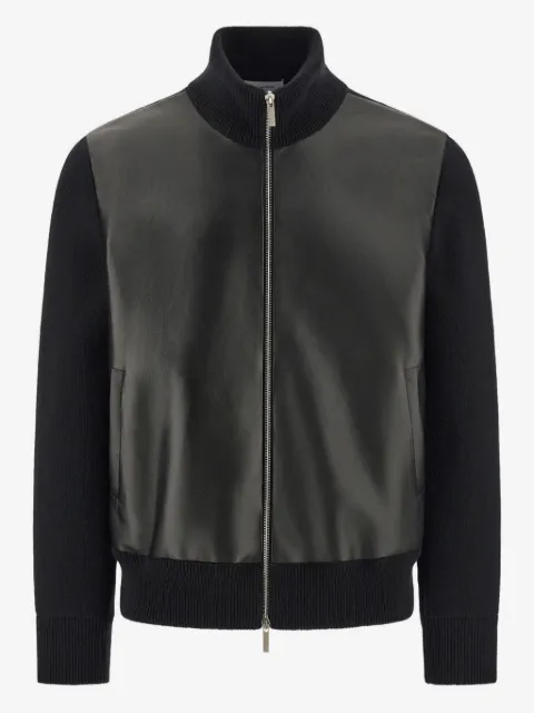 Ferragamo Klassische Lederjacke