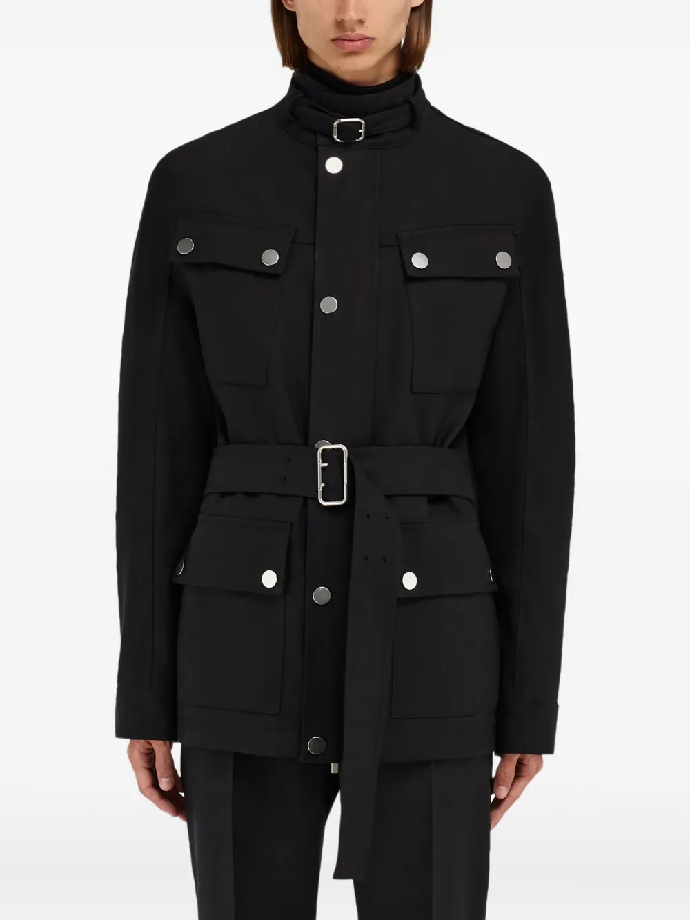 Ferragamo Katoenen jack Zwart