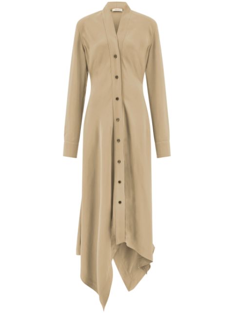 Ferragamo handkerchief-hem shirt dress