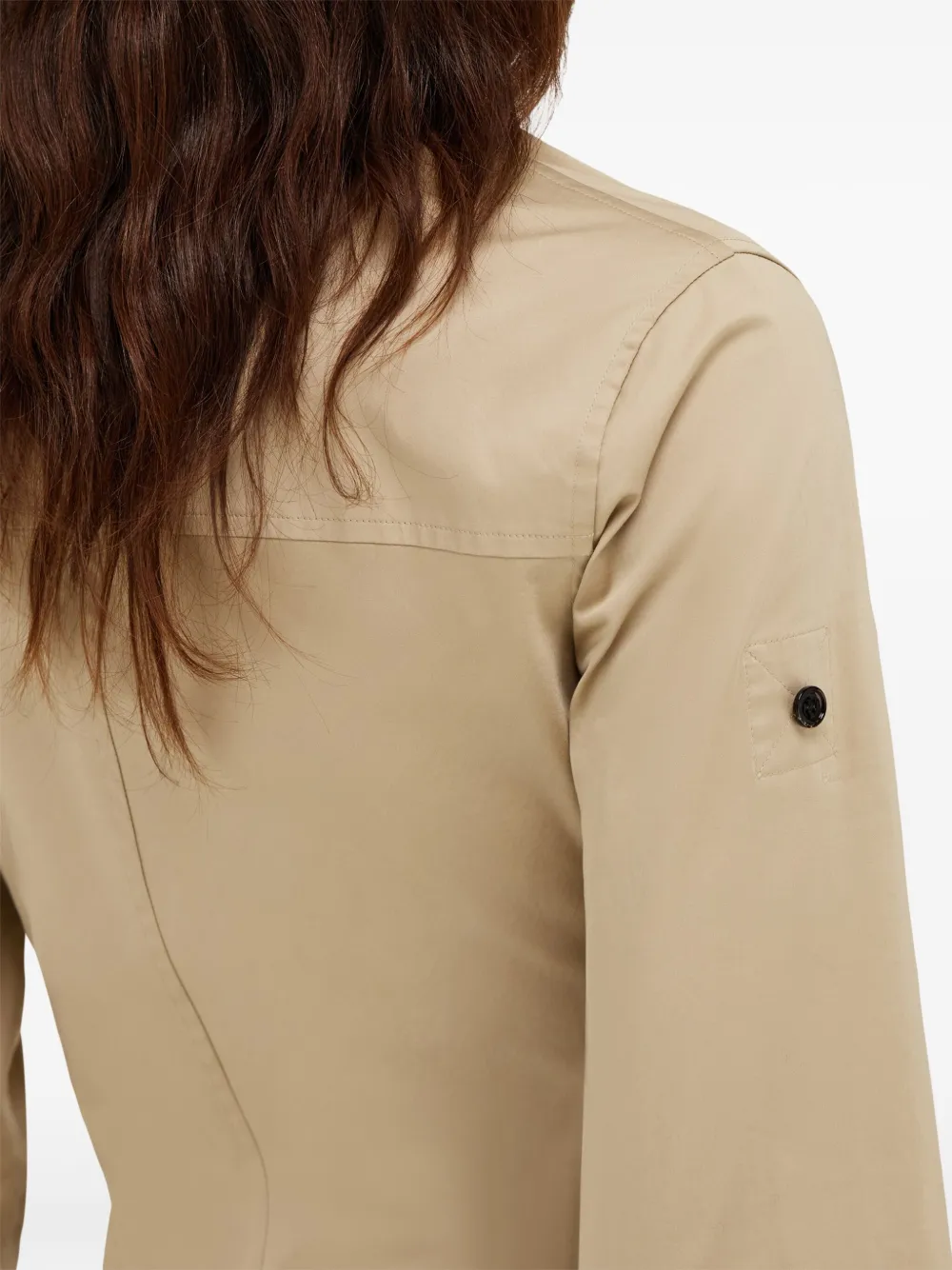 Ferragamo Jurk met zakdoek afwerking Beige