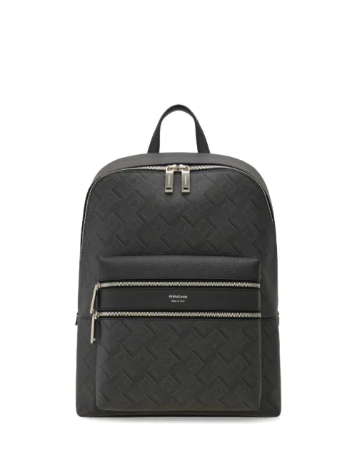 Sac à dos à design embossé - Ferragamo - Modalova