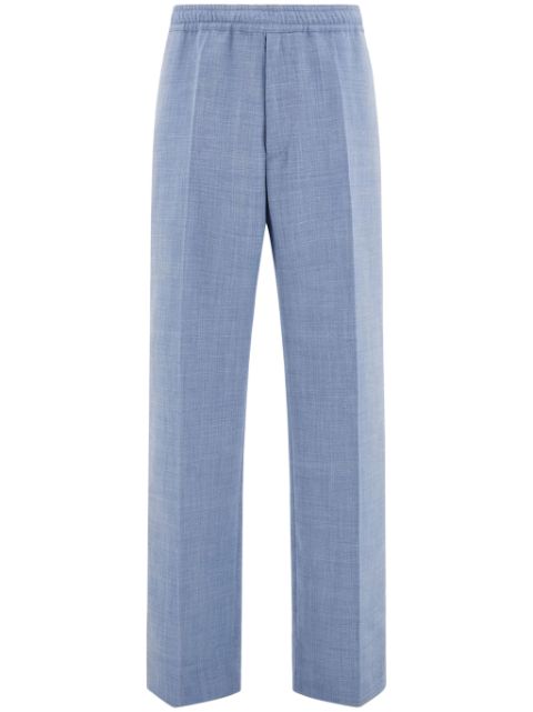 Ferragamo mélange-effect trousers