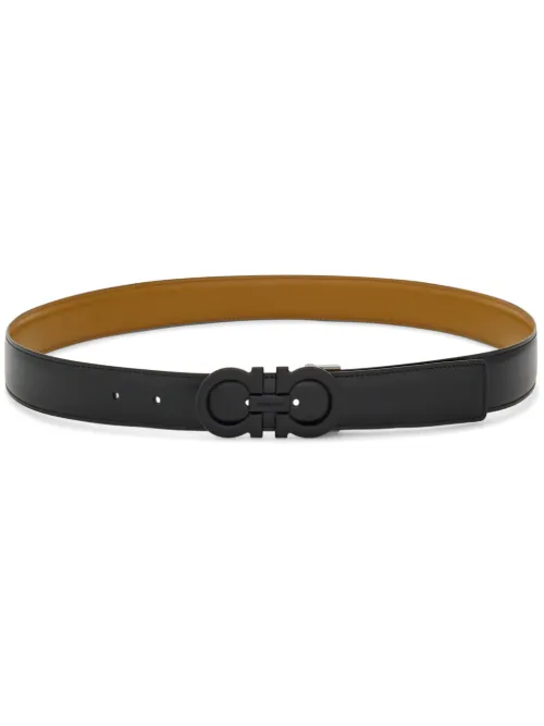 Ceinture Gancini réversible - Ferragamo - Modalova