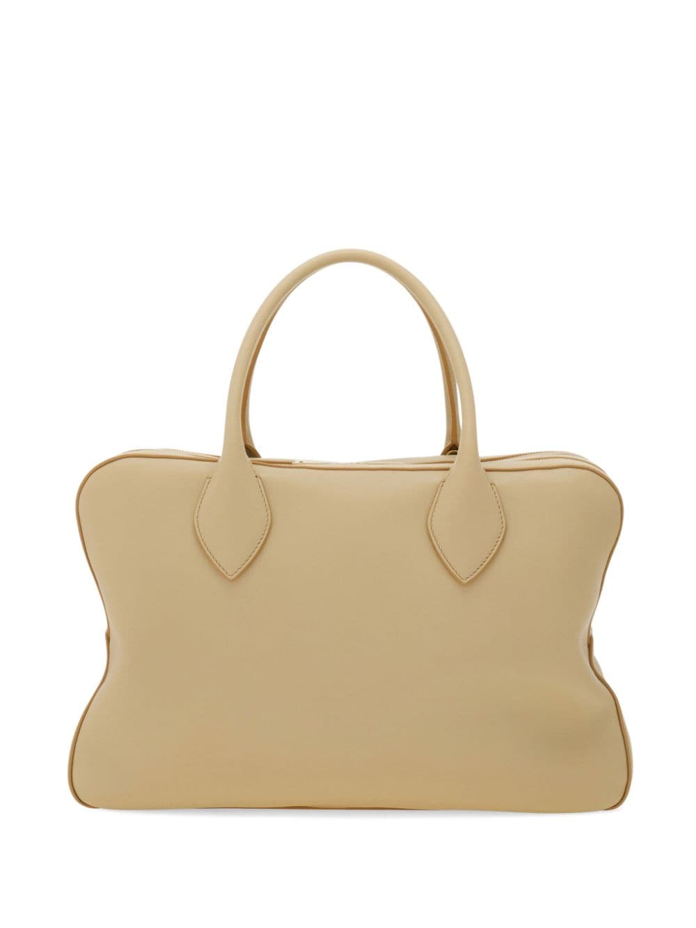 Shop Ferragamo Zipped Tote Bag In 中性色