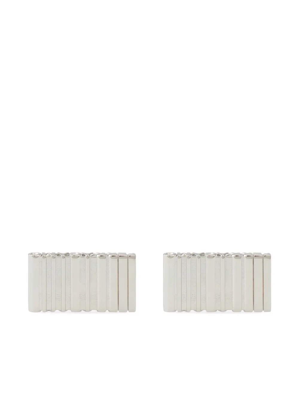 Ferragamo - logo-engraved cufflinks - men