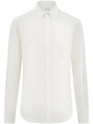 Prada long-sleeve Cotton Shirt | White | FARFETCH