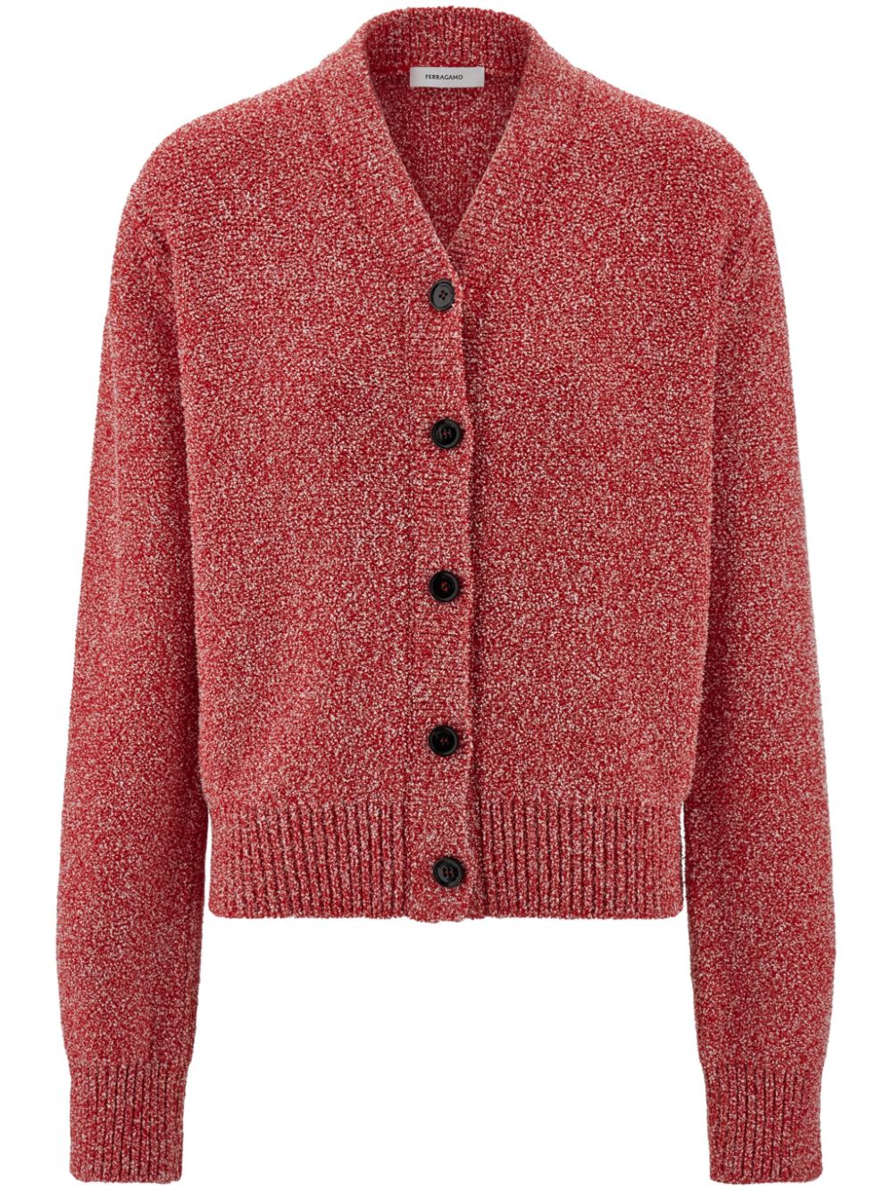 bouclé cardigan