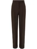 Ferragamo turn-up tailored trousers - Brown