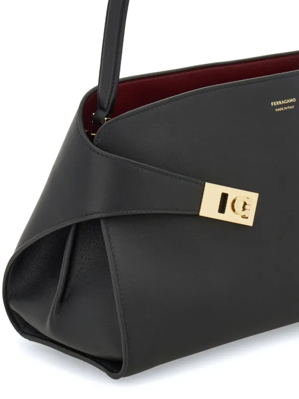 Ferragamo Small Hug Soft Shoulder Bag | Black | FARFETCH Ferragamo Small Hug Soft Shoulder Bag | Black | FARFETCH