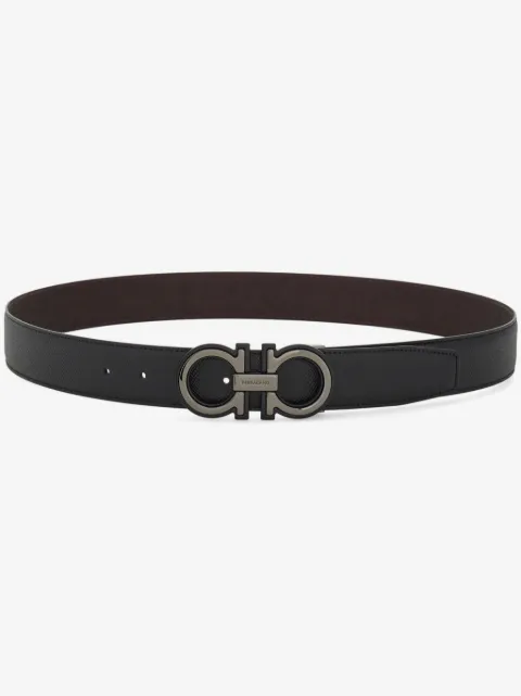 Ferragamo reversible and adjustable Gancini belt