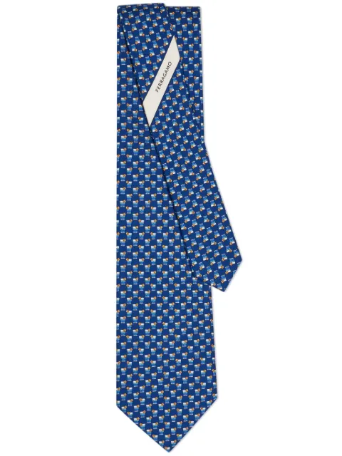 Ferragamo Cocktail-print silk tie