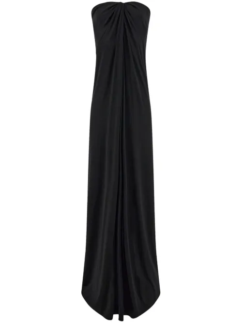 Robe longue à design sans bretelles - Ferragamo - Modalova