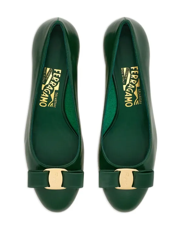 Ferragamo Vara Pump | Green | FARFETCH Ferragamo Vara Pump | Green | FARFETCH