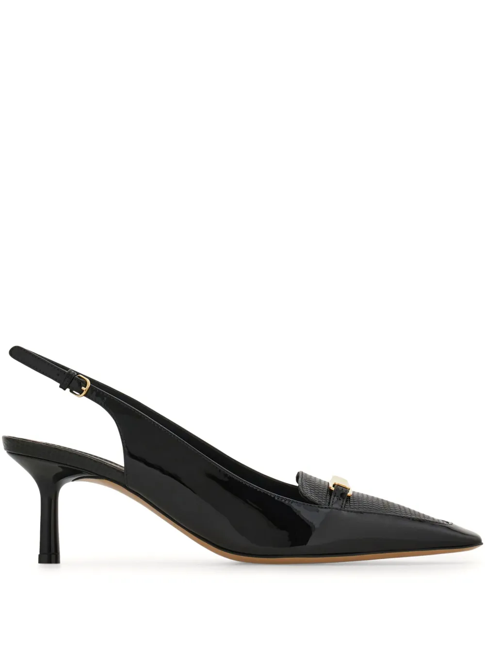 Ferragamo 55 mm New Vara pumps met gesp Zwart