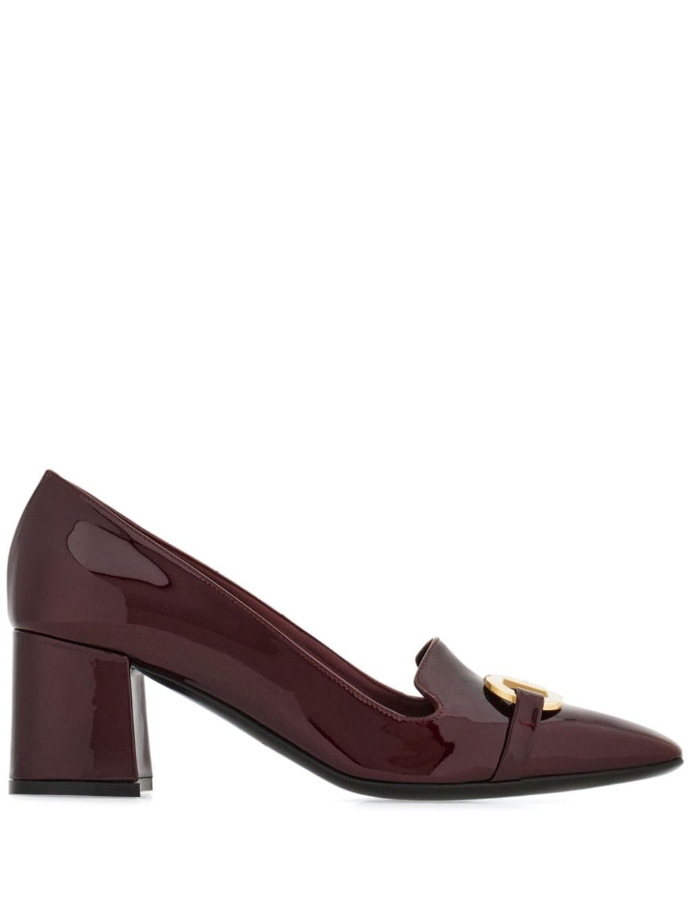 Ferragamo 60mm Gancini pumps Red