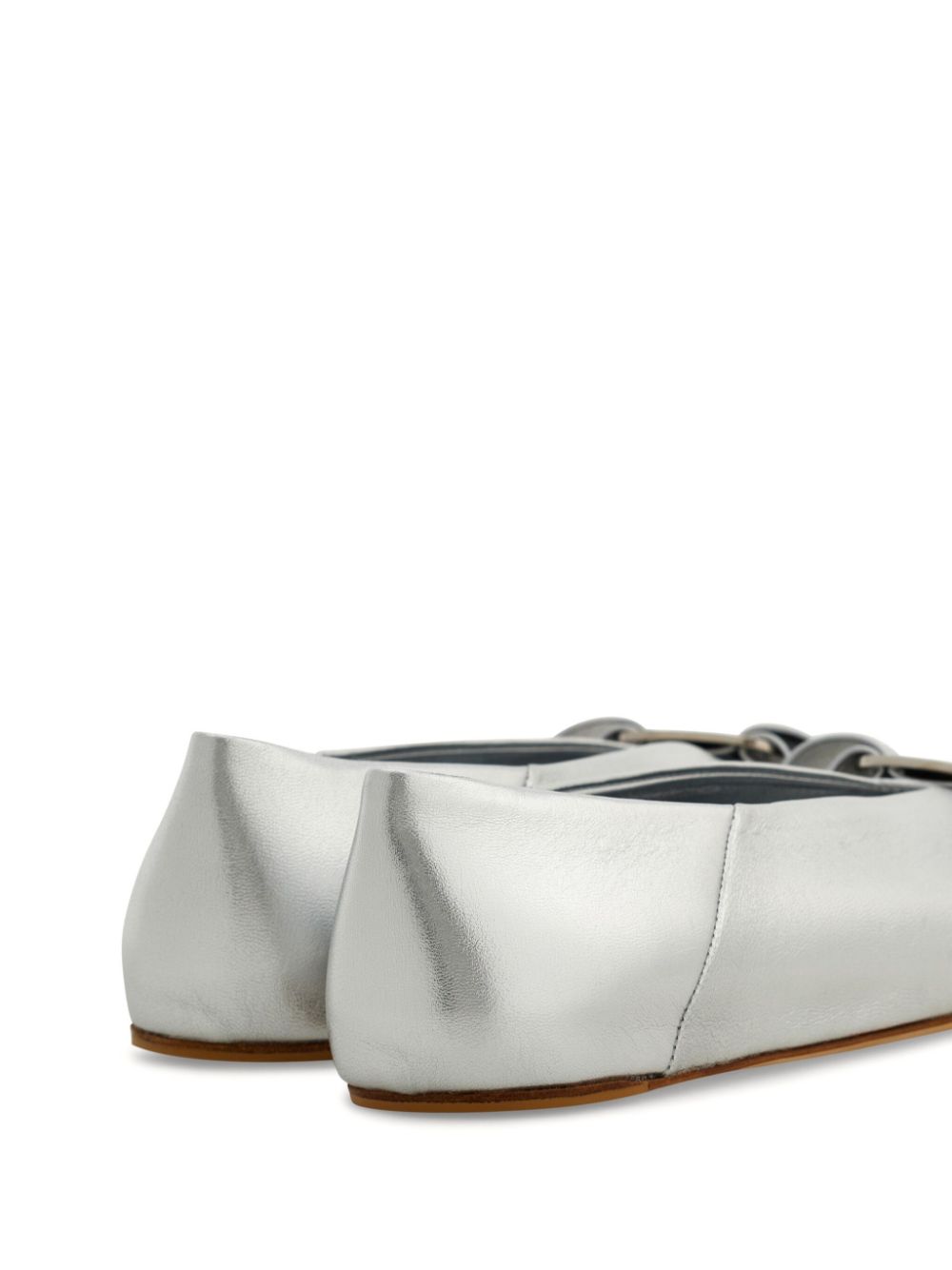 Ferragamo Vara Bow ballet flats Silver