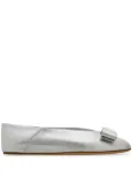 Ferragamo Vara Bow ballet flats - Silver