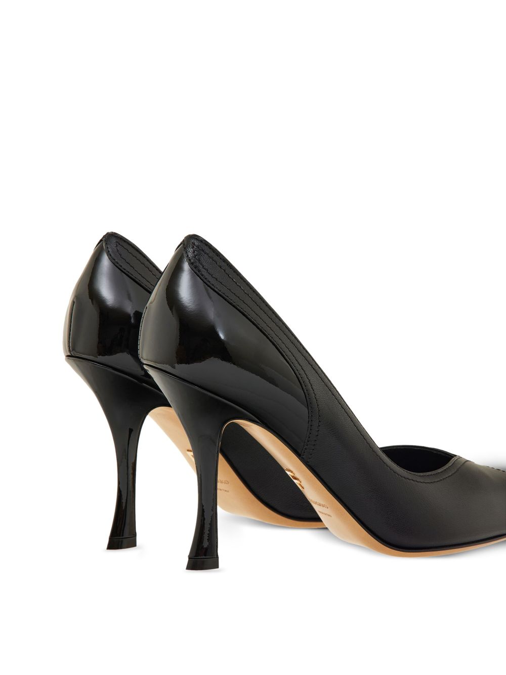 Ferragamo 95mm leather pumps Black