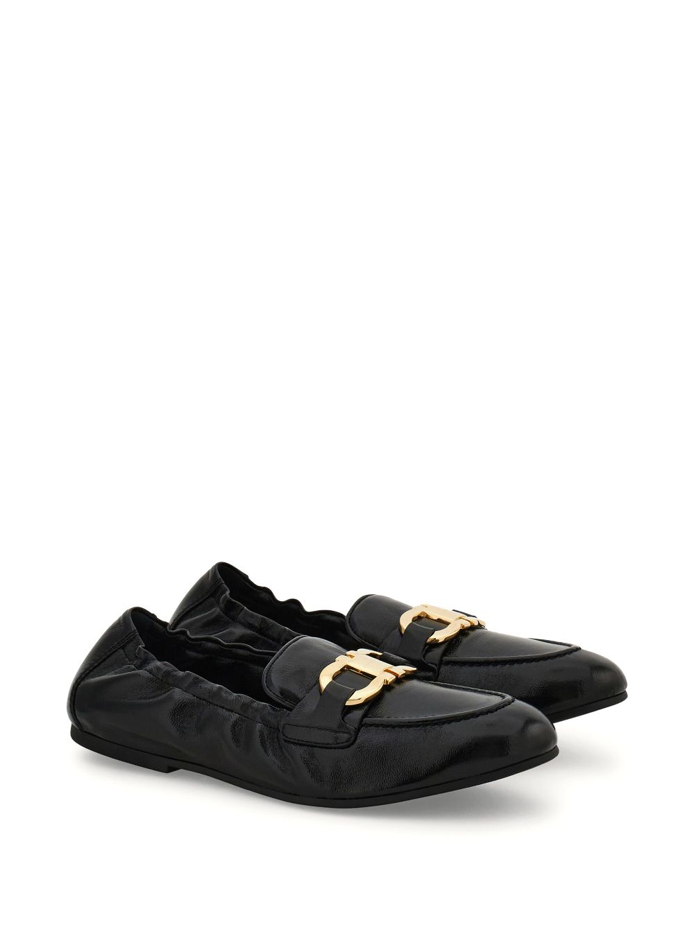 Ferragamo Gancini loafers Black