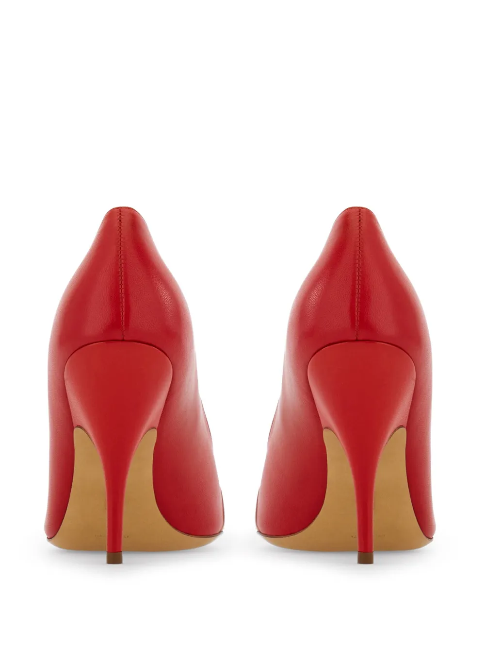 Ferragamo 95mm mini-bow pumps Red