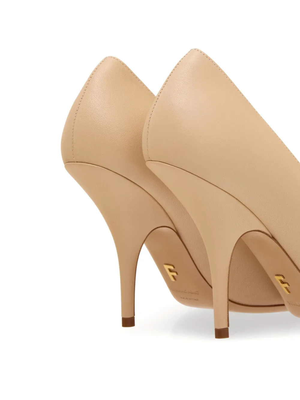 Ferragamo 95mm Mini-bow pumps Neutrals