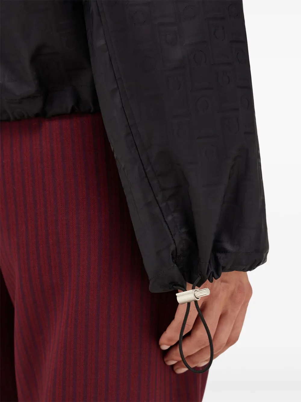 Monogram wind jacket