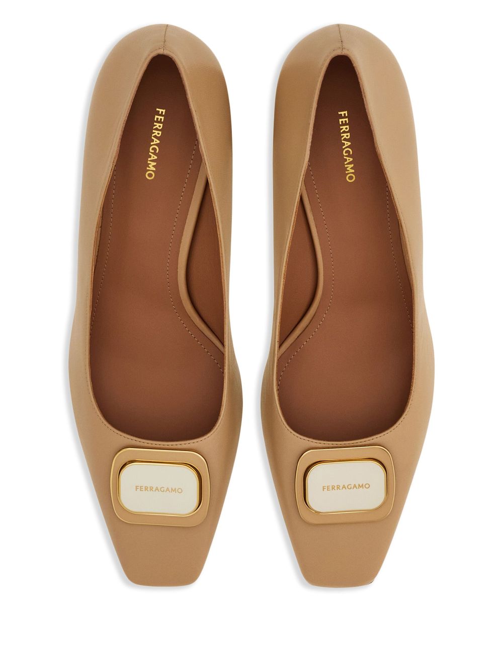 Ferragamo 60mm New Vara pumps Neutrals