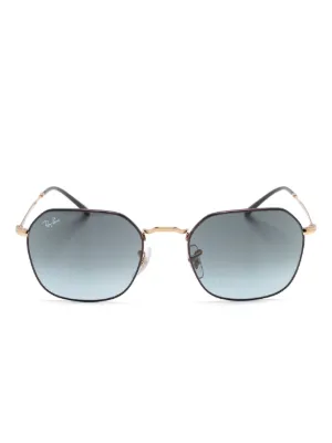 Ray-Ban オーバルフレーム サングラス | シルバートーン | FARFETCH JP