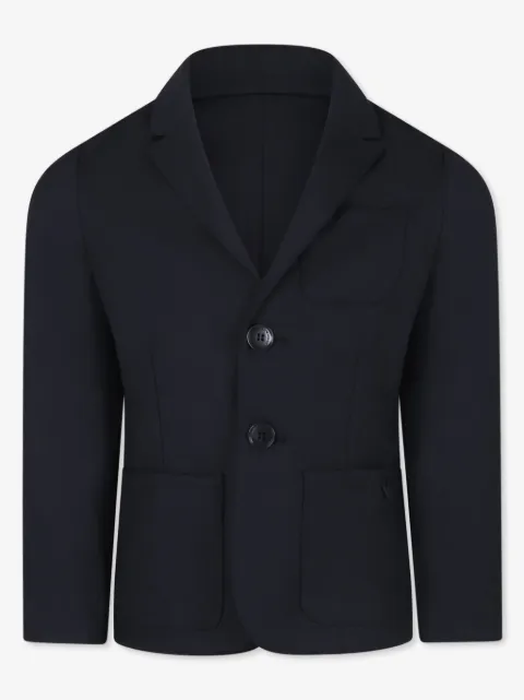 Emporio Armani Kids blazer med broderad logotyp