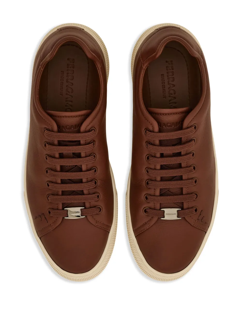 Ferragamo low-top sneakers Brown