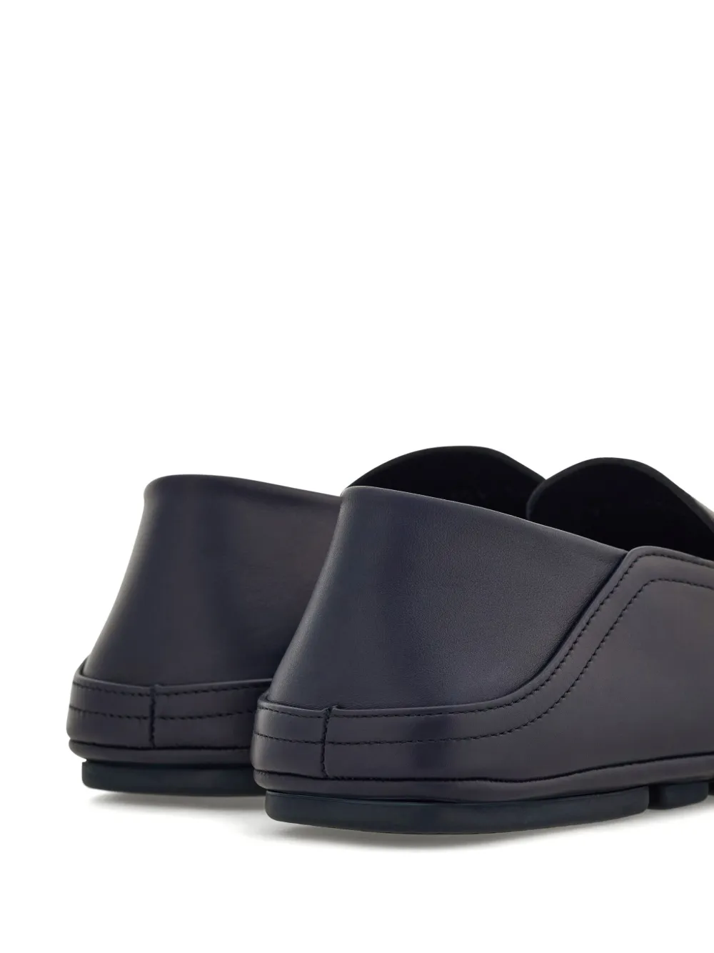Ferragamo Gancini-plaque loafers Blue