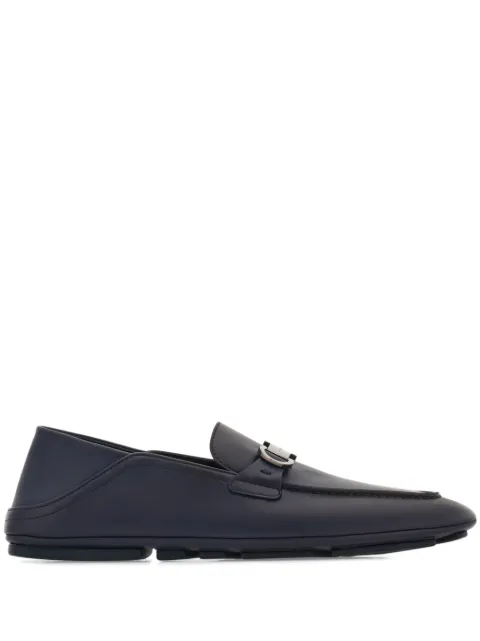 Ferragamo Gancini-plaque loafers