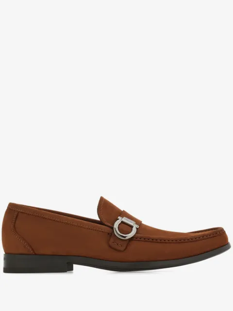 Ferragamo Gancini-plaque loafers