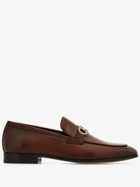 Ferragamo moccasins with Gancini ornament