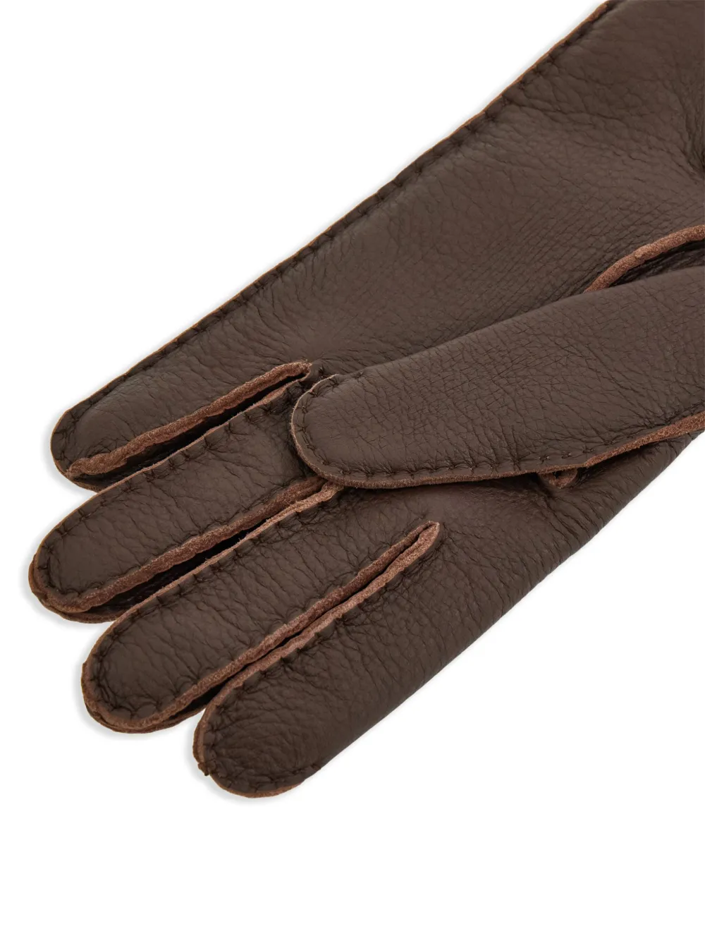 Ferragamo Lined Gloves In Brown