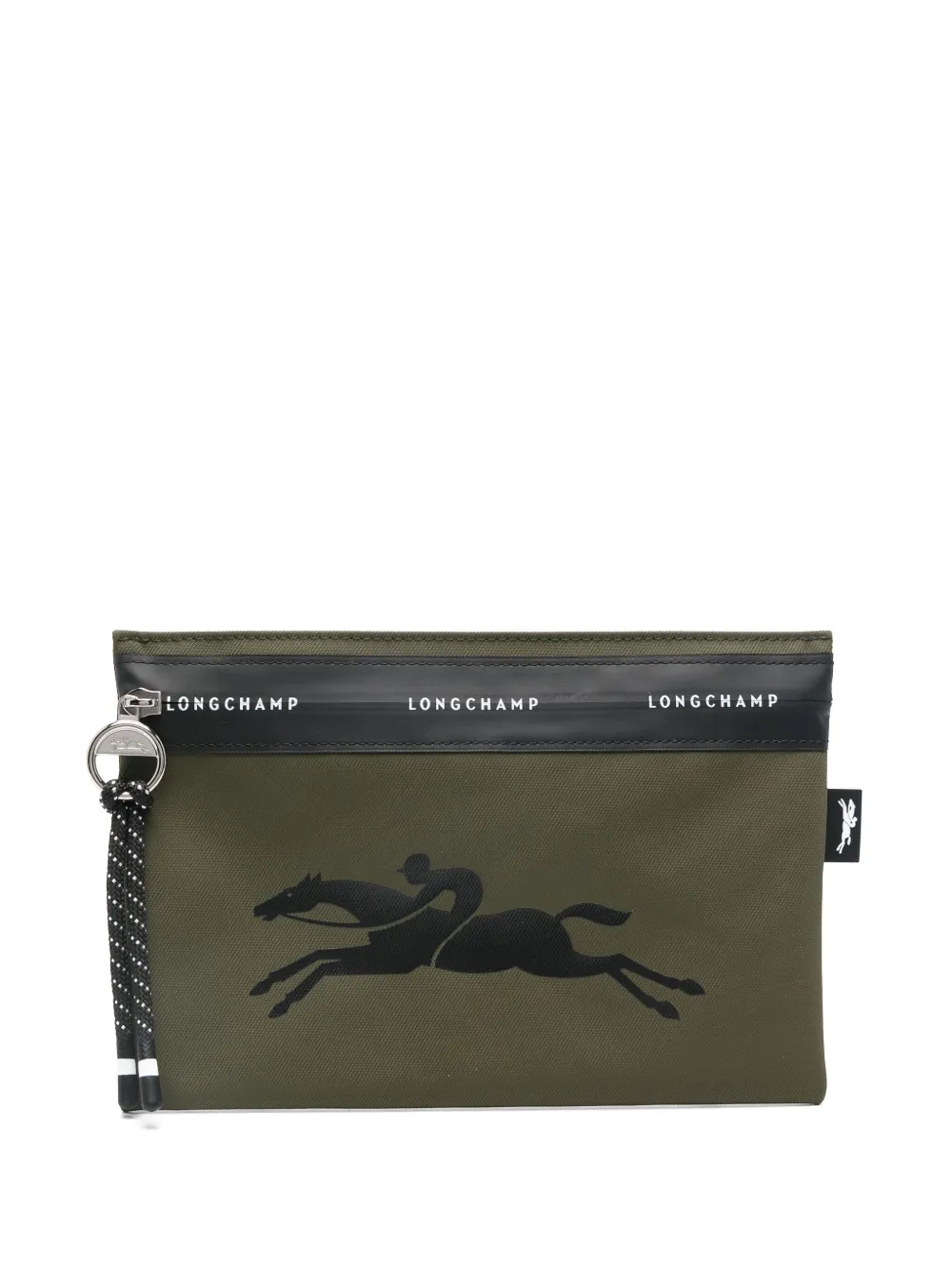 Longchamp Le Pliage コスメポーチ - グリーン Longchamp Le Pliage コスメポーチ - グリーン