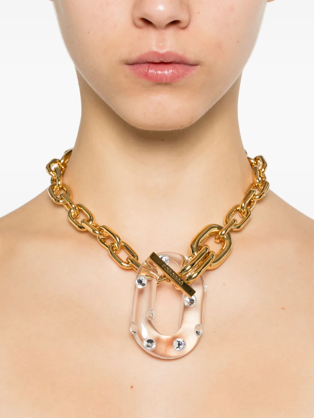Rabanne XL Link necklace - Goud