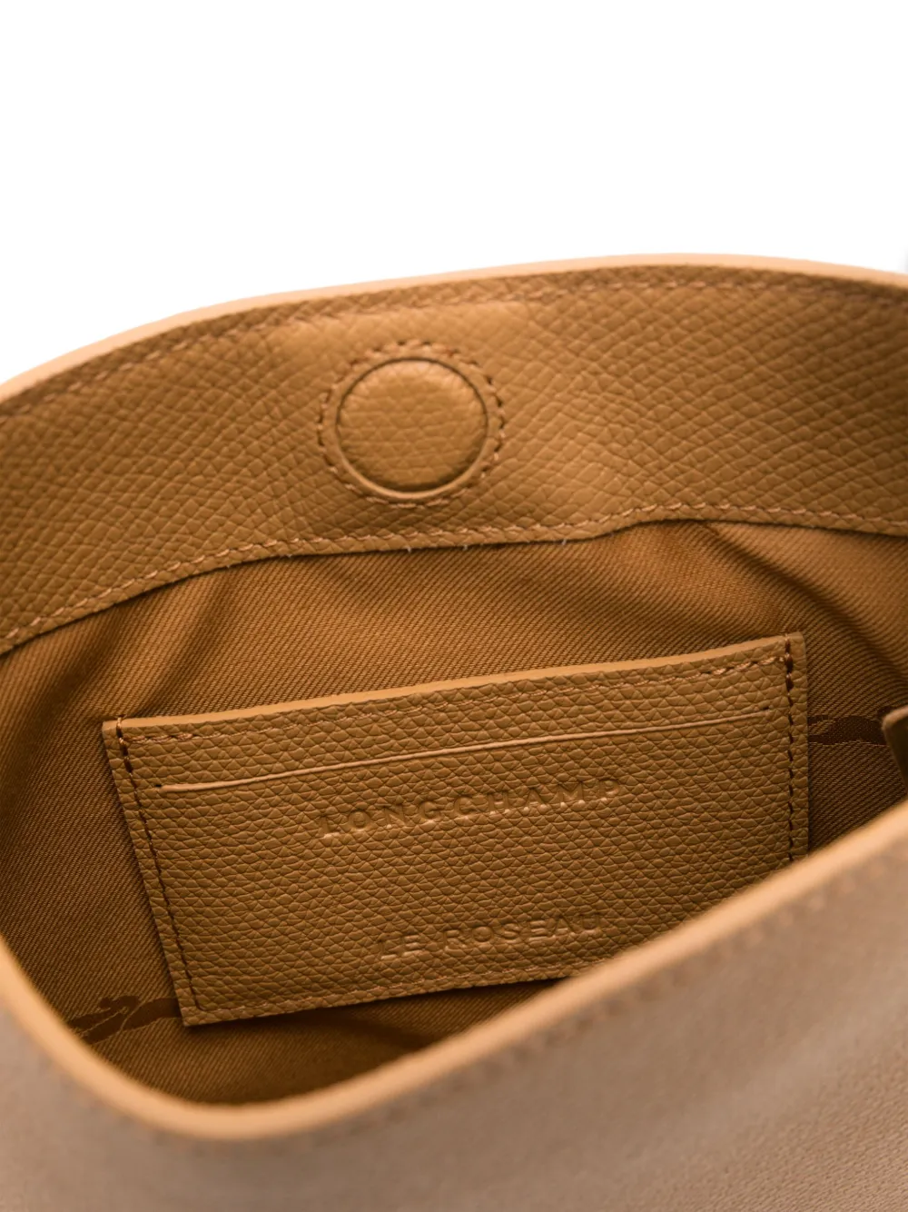 Longchamp Le Roseau kleine crossbodytas Bruin